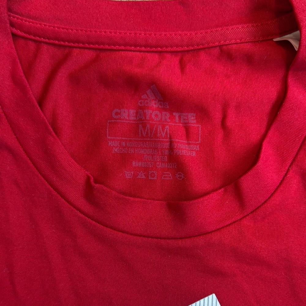 Adidas D.C. United MLS Men's Short Sleeve Creator Tee, Power Red, Size Medium - Picture 2 of 10